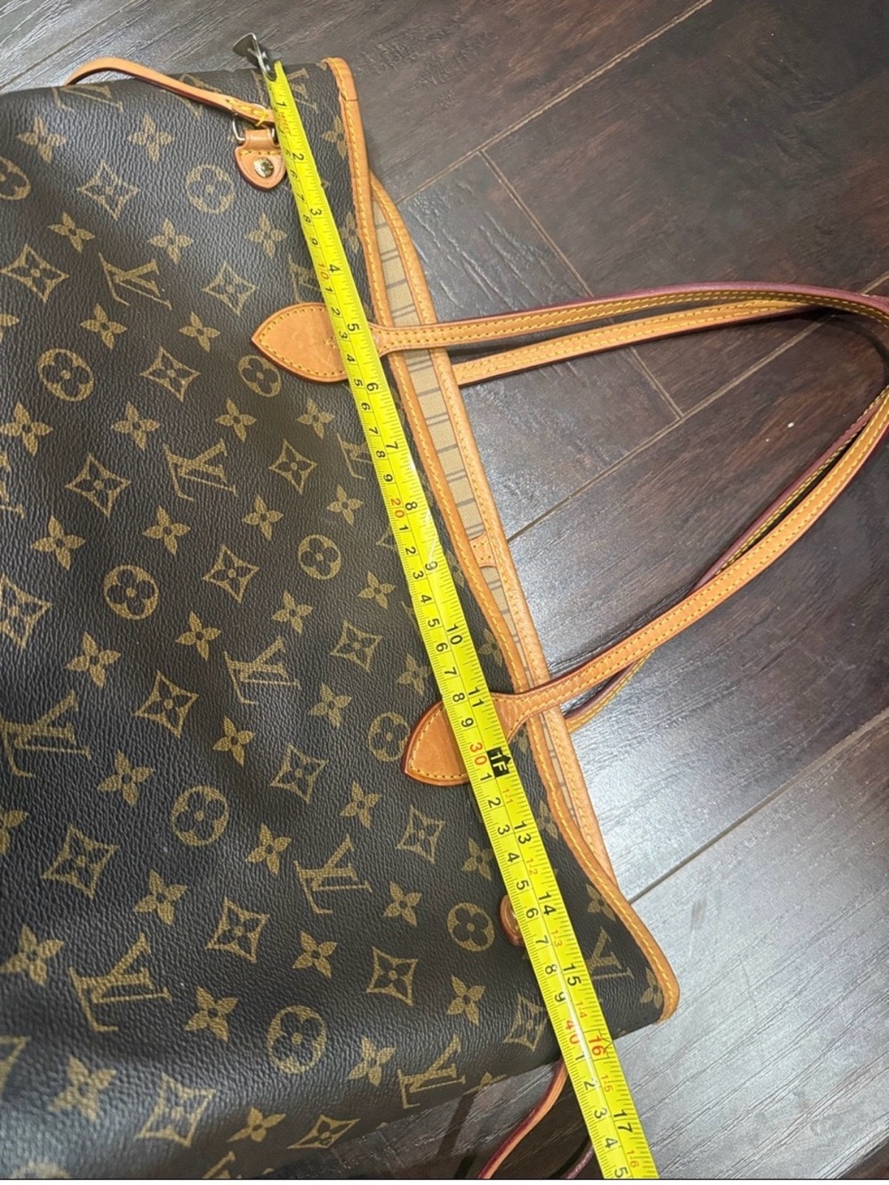 Vintage Louis Vuitton neverfull GM brown Monogram Canvas Tote large preowned - Picture 17 of 17